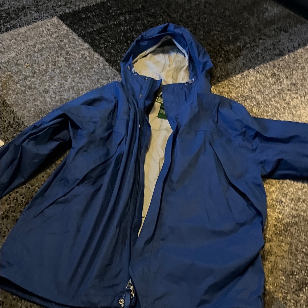 Blue Hooded Jacket